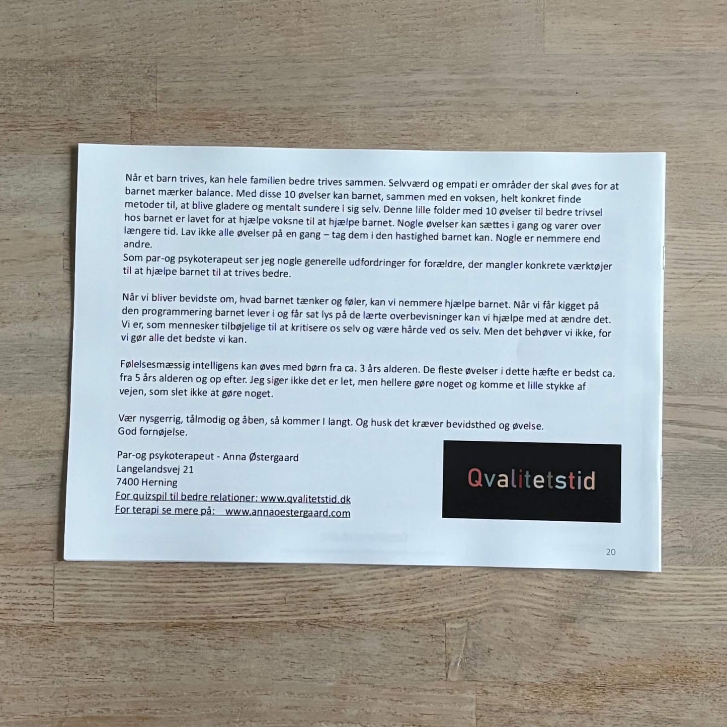 10 Øvelser til Børn
